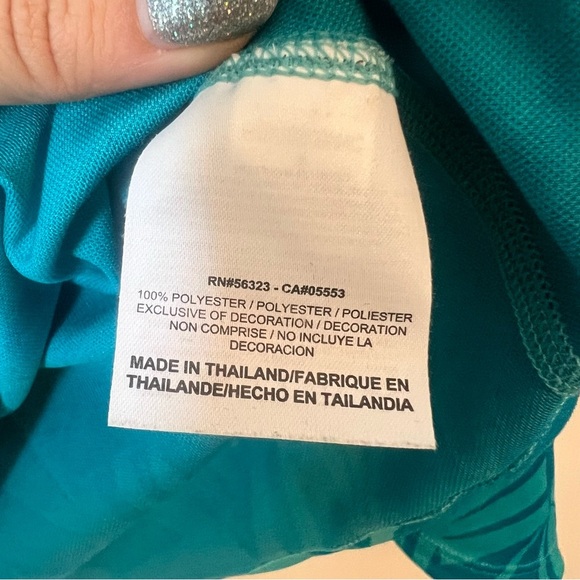 Women’s Nike Running Dri-Fit Blue Geometric Half-Zip Jacket Size Small - Picture 7 of 8